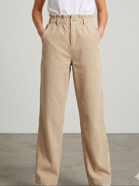 12th Tribe women Corduroy Pants in Cream